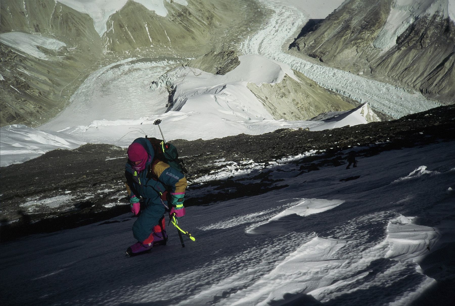 Manuel González (Lolo) a 8.000 metros en el Cho Oyu en invierno